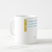 Göttliche Inspiration — Kaffeetasse (Vorderseite Links)