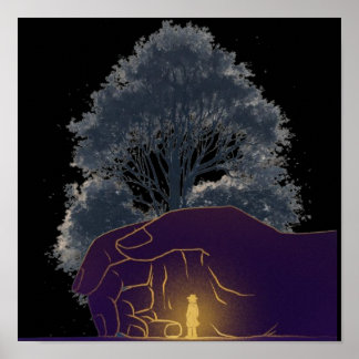 "Göttliche Interventionskanvas drucken" Poster