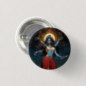 Göttliche Kali Button (Vorne & Hinten)