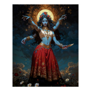 Göttliche Kali Poster