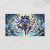 🎨 Göttliche Kreationen: Lüfter Kunst 🌟 Visitenkarte (Rückseite)