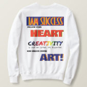 GÖTTLICHE KUNST SWEATSHIRT (Design Rückseite)