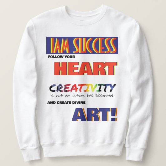 GÖTTLICHE KUNST SWEATSHIRT (Design vorne)