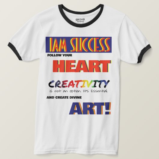 GÖTTLICHE KUNST T-Shirt (Design vorne)