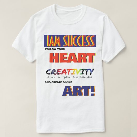 GÖTTLICHE KUNST T-Shirt (Design vorne)