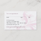 Göttliche Leuchter-Salon-Verabredung Terminkarte (Rückseite)