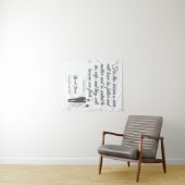 Göttliche Liebe: Hochzeitsband Wandteppich (Beispiel (Horizontal))