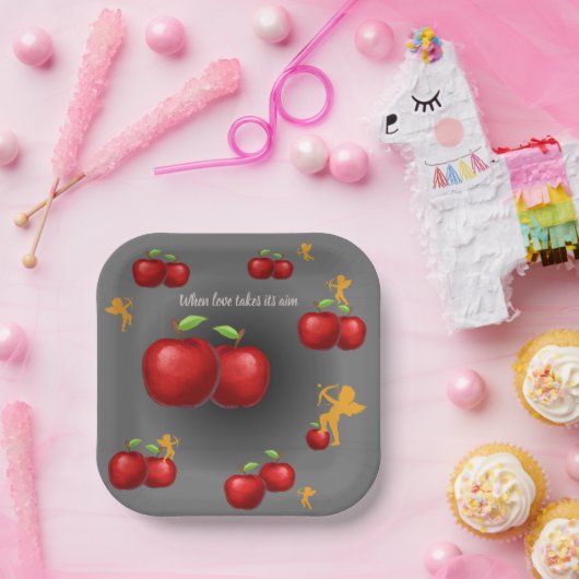 Göttliche Liebe Pappteller (Party)