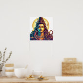 Göttliche Majestät: Lord Shiva Poster (Küche)