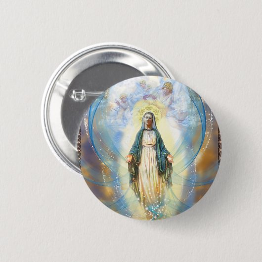 Göttliche Mutter Button (Vorne & Hinten)