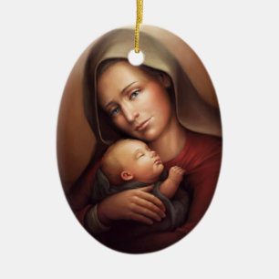 Göttliche Mutter Keramikornament