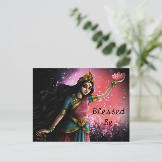 Göttliche Mutter Postkarte (Stehend Vorderseite)