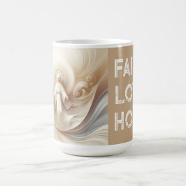 Göttliche Mutter Segen inmitten weicher Farben Kaffeetasse