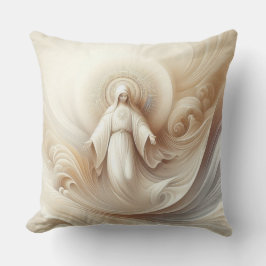 Göttliche Mutter Segen inmitten weicher Farben Kissen