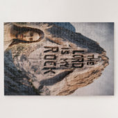 Göttliche Offenbarung: Der Herr ist mein Gestein Puzzle (Horizontal)