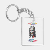 Göttliche Offenbarung: Ihn anbeten Schlüsselanhänger (Vorderseite links)