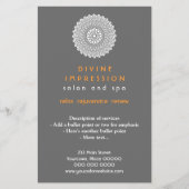 Göttliche orange Eindrucks-Vertikale Flyer (Vorne)