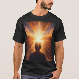 Göttliche Reflektion - Gebet in einem kosmischen R T-Shirt