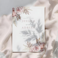 Göttliche Schönheit: Blush & Rose Blumenhochzeit