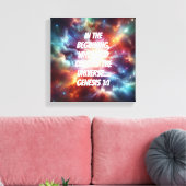 Göttliche Schöpfung Leinwanddruck (Insitu (Wohnzimmer))