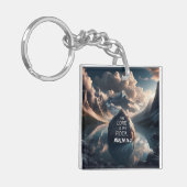 Göttliche Solidität: Der Herr ist mein Stein Schlüsselanhänger (Vorderseite links)