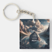 Göttliche Solidität: Der Herr ist mein Stein Schlüsselanhänger (Vorderseite)