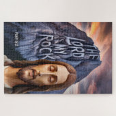 Göttliche Stärke: Der Herr ist mein Stein Puzzle (Horizontal)