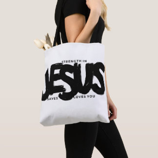 Göttliche Stärke: Tote Tasche mit dreifacher Jesus