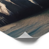 Göttliche Statue: Der Herr ist mein Stein Poster (Ecke)