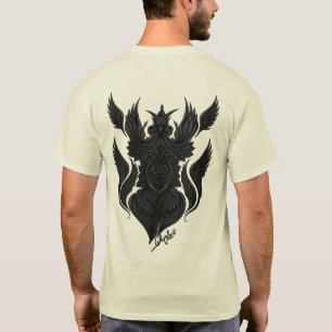 Göttliche Symmetrie: Intrigantes Schwarz & Weiß  T-Shirt
