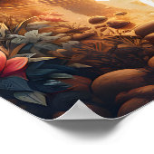 Göttliche Verbindung: Jesus Poster (Ecke)