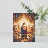 Göttliche Verbindung: Jesus Postkarte (Stehend Vorderseite)