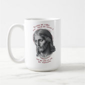 Göttliche Verbindung: Such mich, Gott Kaffeetasse (Links)