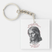 Göttliche Verbindung: Such mich, Gott Schlüsselanhänger (Vorderseite)