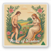 "Göttliche versteckte Schönheit" Aufkleber (Vorderseite)