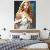 "Göttliche Vision von Aphrodite" Leinwanddruck (Insitu (Schlafzimmer))