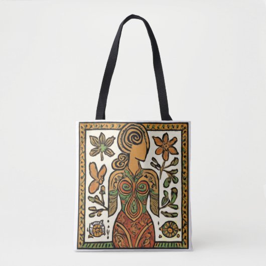 Göttliche Weibliche Erdgöttin Tasche (Vorderseite)