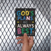 Göttliche Weisheit: Göttungspläne sind immer am be Postkarte