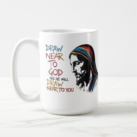 Göttliche Worte: Jesus Inspiriere Kaffeetasse (Links)