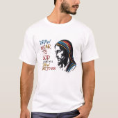 Göttliche Worte: Jesus Inspiriere T-Shirt (Vorderseite)