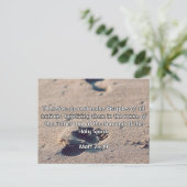 Göttliche Zitate: Matt 28:19 — "Make Disciples" Postkarte (Stehend Vorderseite)