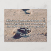 Göttliche Zitate: Matt 28:19 — "Make Disciples" Postkarte (Vorderseite)