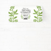 Göttliche Zuflucht - Psalm 46:1 für spirituellen K Banner (InSitu)