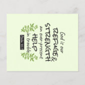 Göttliche Zuflucht - Psalm 46:1 für spirituellen K Flyer (Hinten)