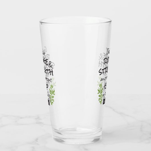 Göttliche Zuflucht - Psalm 46:1 für spirituellen K Glas (Links)