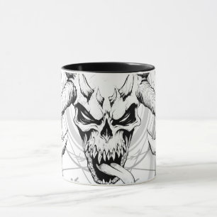 Göttlicher Arkanskull der Toten Weiße Tasse