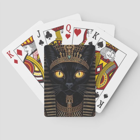 Göttlicher Bastet Mystique Spielkarten (Rückseite)