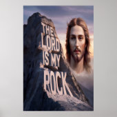 Göttlicher Erretter: Der Herr ist mein Gestein Poster (Vorne)
