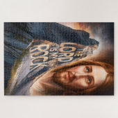 Göttlicher Erretter: Der Herr ist mein Gestein Puzzle (Horizontal)