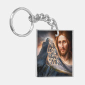 Göttlicher Erretter: Der Herr ist mein Gestein Schlüsselanhänger (Vorderseite links)